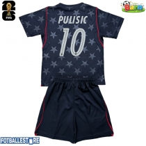 USA Christian Pulisic #10 Bortedraktsett Barn VM 2026 Kortermet (+ Korte bukser)